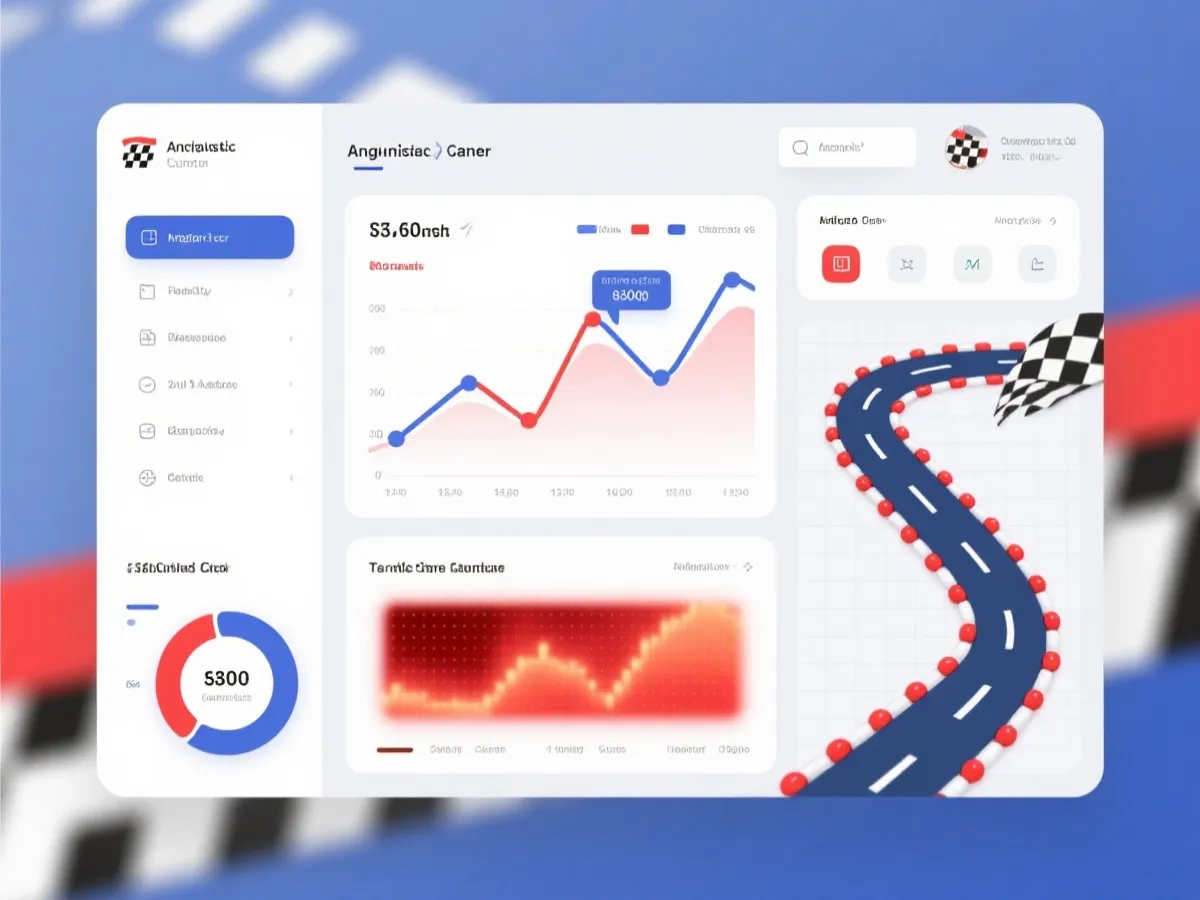 极速赛车走势图可视化示意：分布、冷热、路珠与遗漏面板