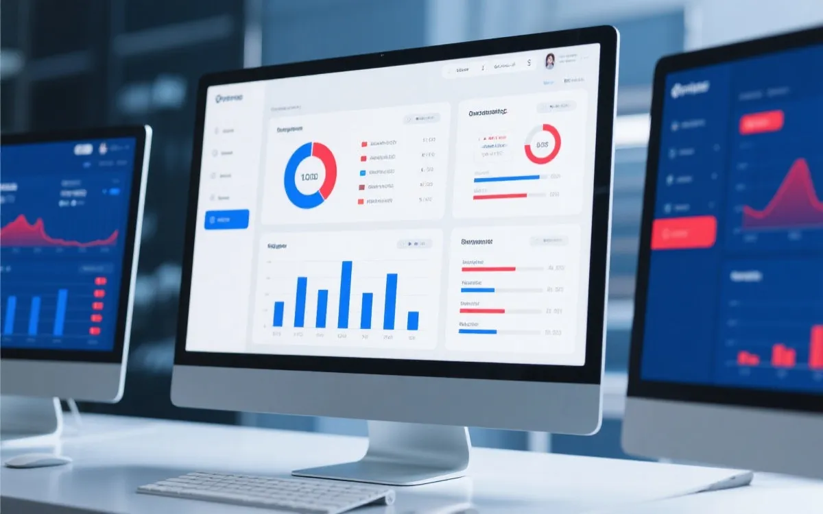 数据分析与展示示意图